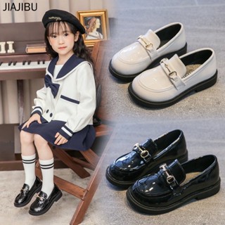 Fashion Girls Platform Mary Jane Shoes Cute Kids Shoes giày da bé gái dễ thương Giày đậu Hà Lan trẻ em phong cách Anh giày lolita nhật bản giày mũi tròn chống trượt cho bé giày đồng phục học sinh tiểu học giày trẻ em đế mềm Uniform Shoes Kids Flat Shoes