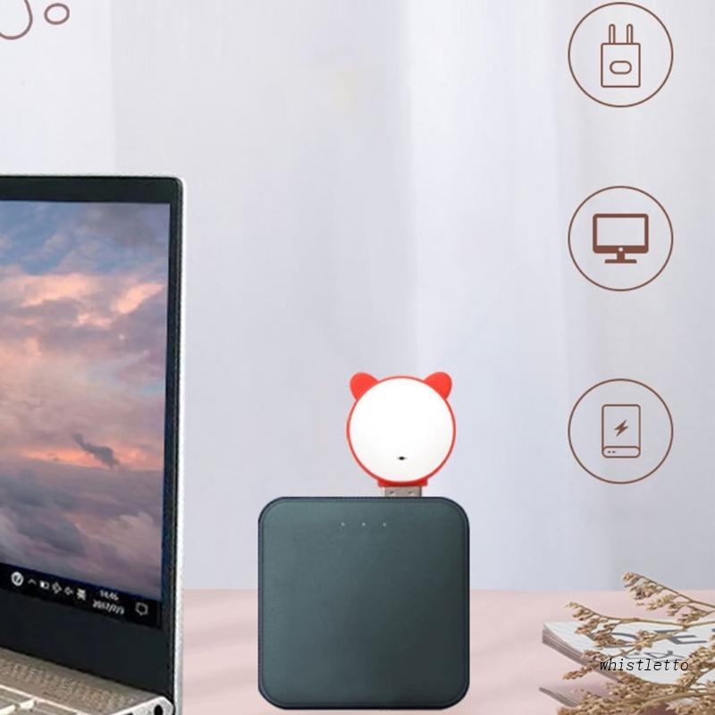 Đèn Ngủ Bóng LED Nhiều Màu Điều Khiển Bằng Giọng Nói Cổng USB