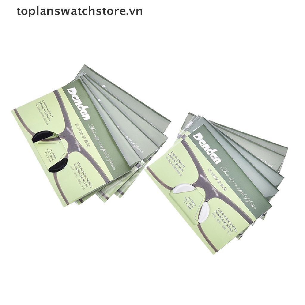 Set 5 Cặp Đệm Mũi Kính Mát 1.8mm Bằng Silicon Chống Trượt