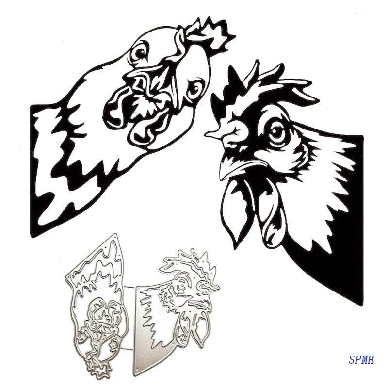 Khuôn Cắt Giấy Kim Loại Trang Trí Họa Tiết Xinh Xắn