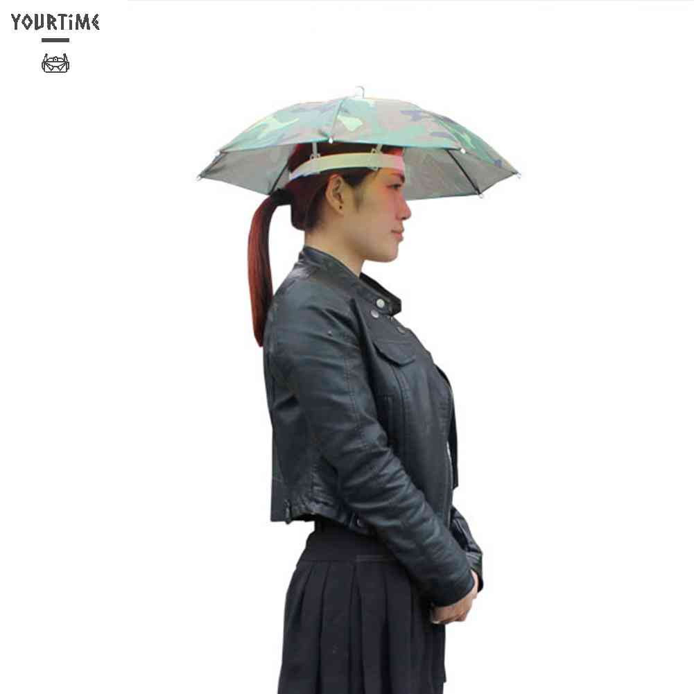 Mũ Dù Chống Nắng Gấp Gọn Điều Chỉnh Được Cho Hoạt Động Ngoài Trời