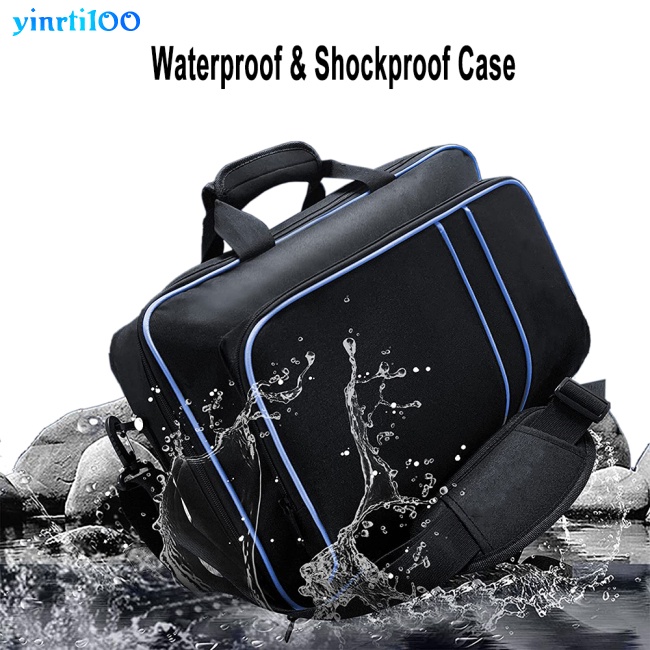 Túi Vải Canvas Có Khóa Kéo Đựng Máy Chơi Game Ps5 Tiện Dụng Ốp