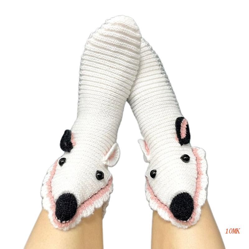 Tất Dệt Kim In Hình Chú Chó 3d Ngộ Nghĩnh Cho Nam Và Nữ