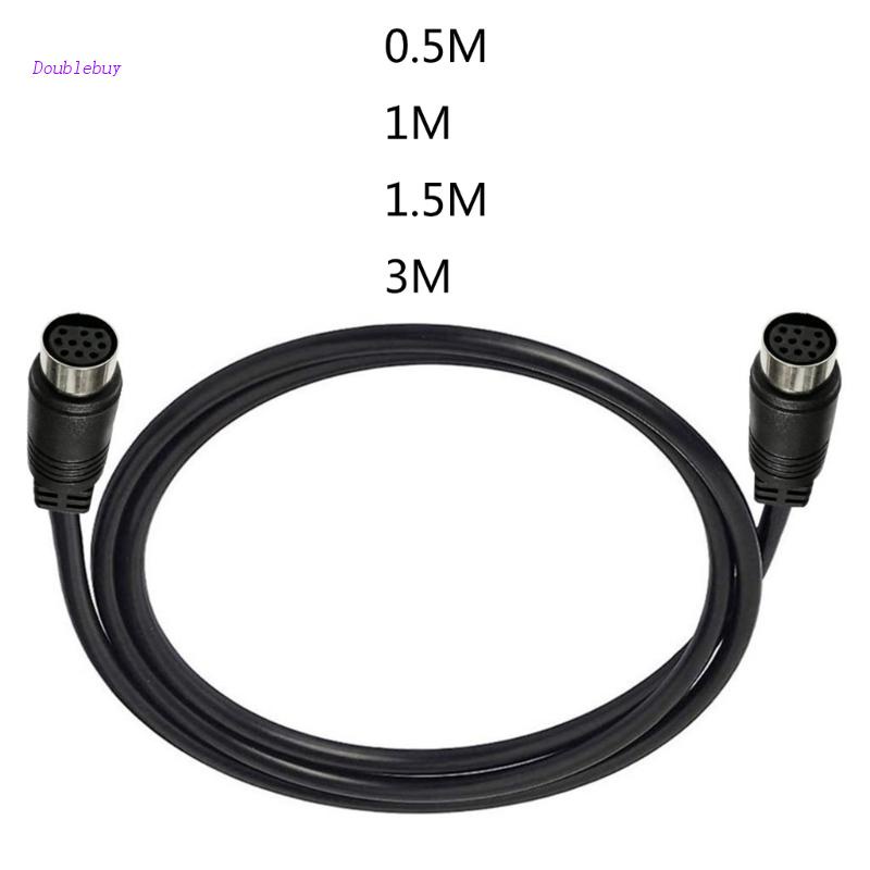 Dây Cáp Nối Dài 3 / 1.5 / 1 / 0.5m S-video Mini Din 10Pin Female Sang Female Cho Máy Chiếu VCR DVD TV Recei