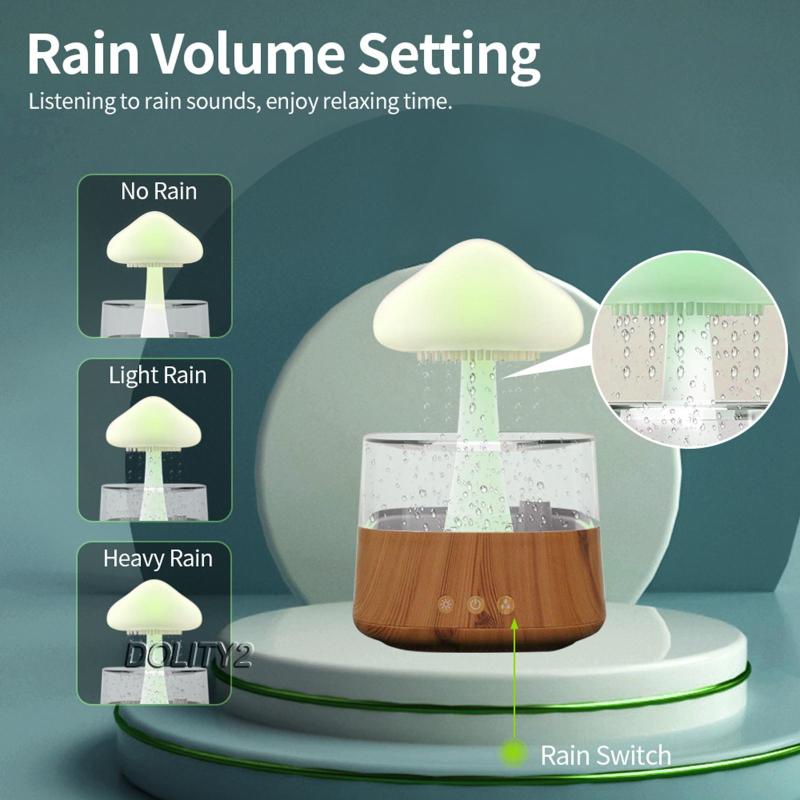 [Dolity2] Máy Tạo Độ Ẩm Không Khí Khuếch Tán Tinh Dầu Hình Giọt Nước