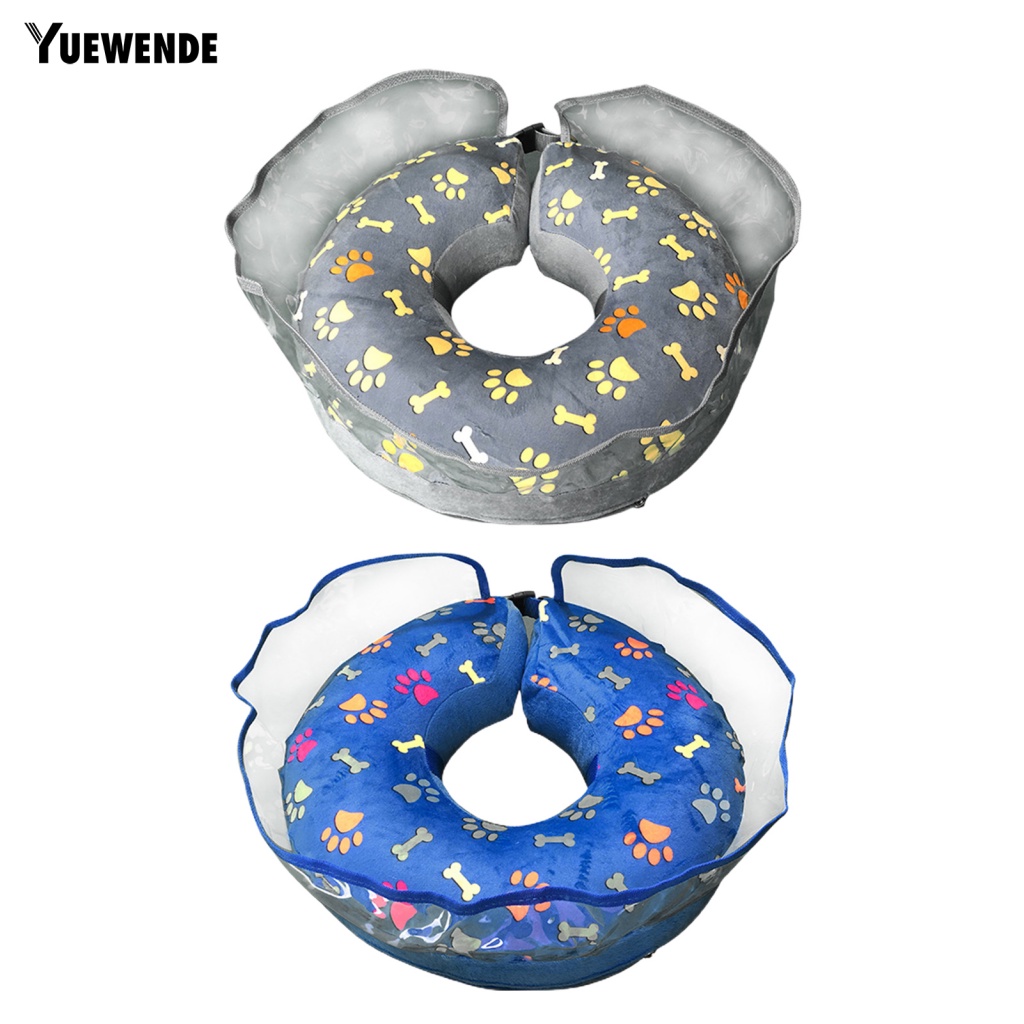 Yue.z Vòng Cổ PVC Co Giãn Hình Nón Bảo Vệ Thú Cưng Sau Khi Phẫu Thuật