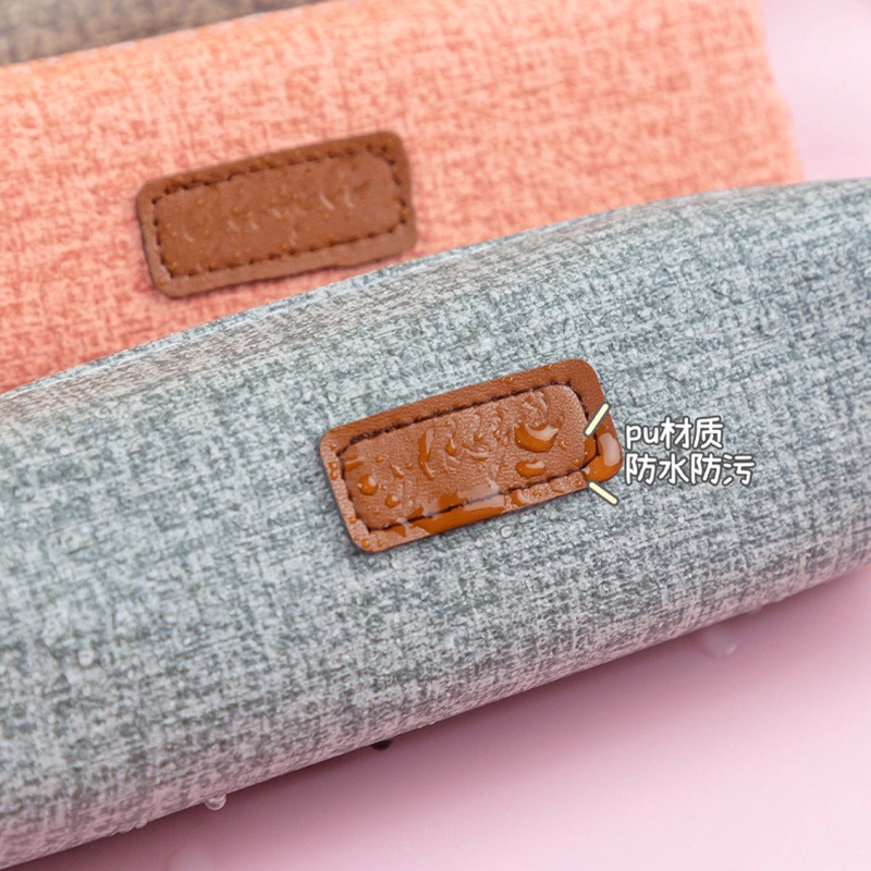 1 Hộp Bút Trong Suốt Sức Chứa Lớn Thiết Kế Đơn Giản Sáng Tạo Cho Nữ