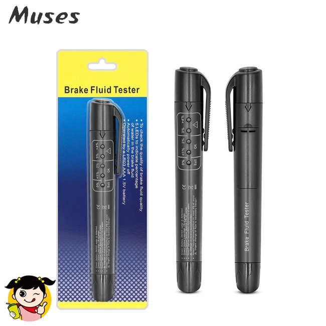 Bút Kiểm Tra Chất Lỏng Phanh Có 5 Đèn Led Chỉ Báo 3 Chấm 4 Chấm 5