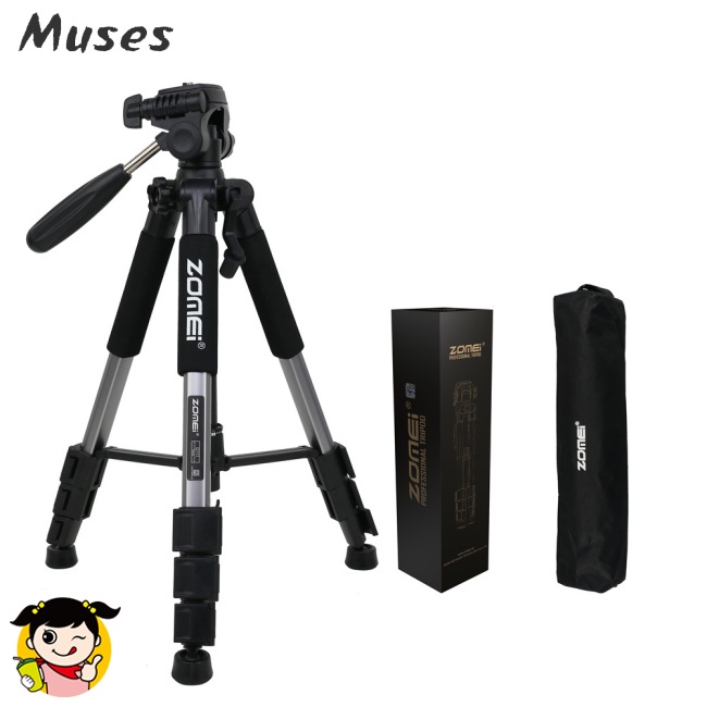 Giá Đỡ Ba Chân Bằng Nhôm Zomei Q111 Chuyên Nghiệp Cho Máy Ảnh Kỹ Thuật Số Dslr