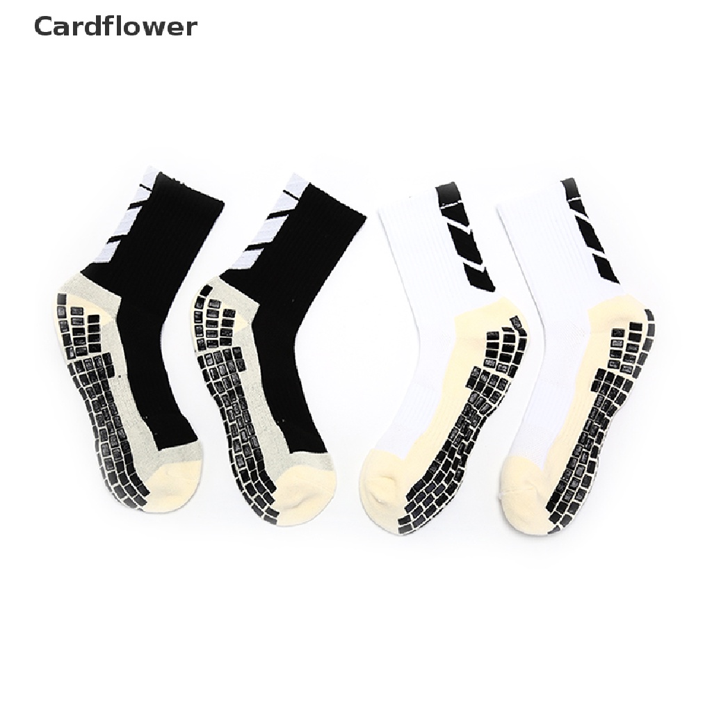 < Cardflower > Vớ Thể Thao Đá Bóng Cotton Chống Trượt Cho Nam Giảm Giá