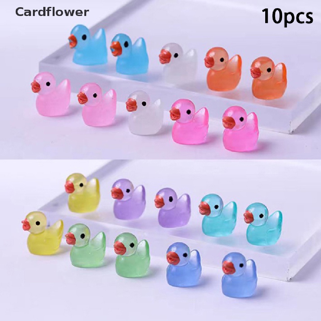 < Cardflower > Set 10 Tượng Phát Sáng Trong Bóng Tối Đồ Chơi Búp Bê Bằng Nhựa Resin Craf Đang Giảm Giá