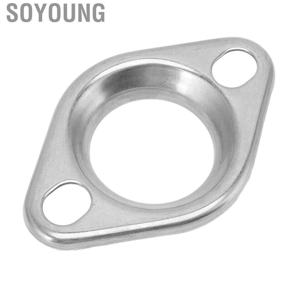 Soyoung Exhaust Flange Adapter  Stainless Steel Collector Manifold Strict Standard 2in Anti Deformation for System