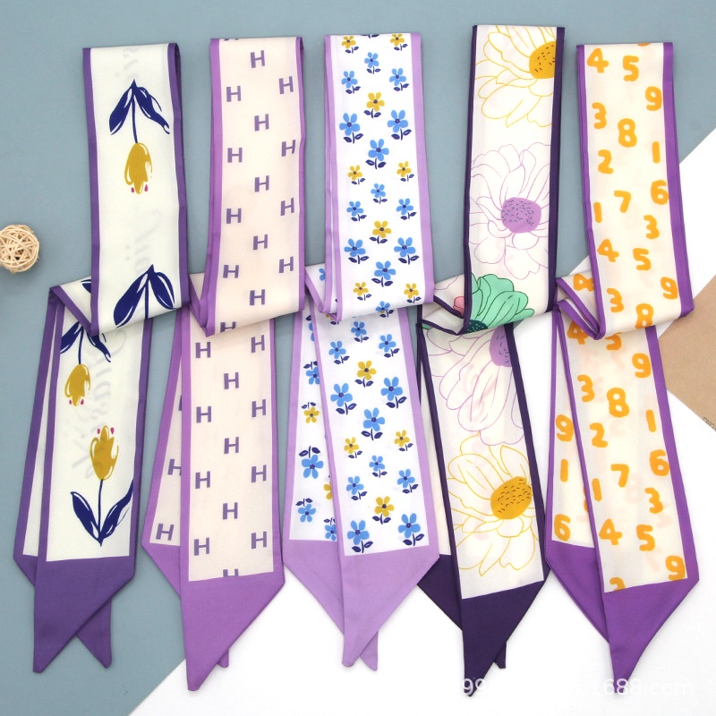 Băng Đô Cài Tóc Dài Đính Nơ Đa Năng Dễ Thương