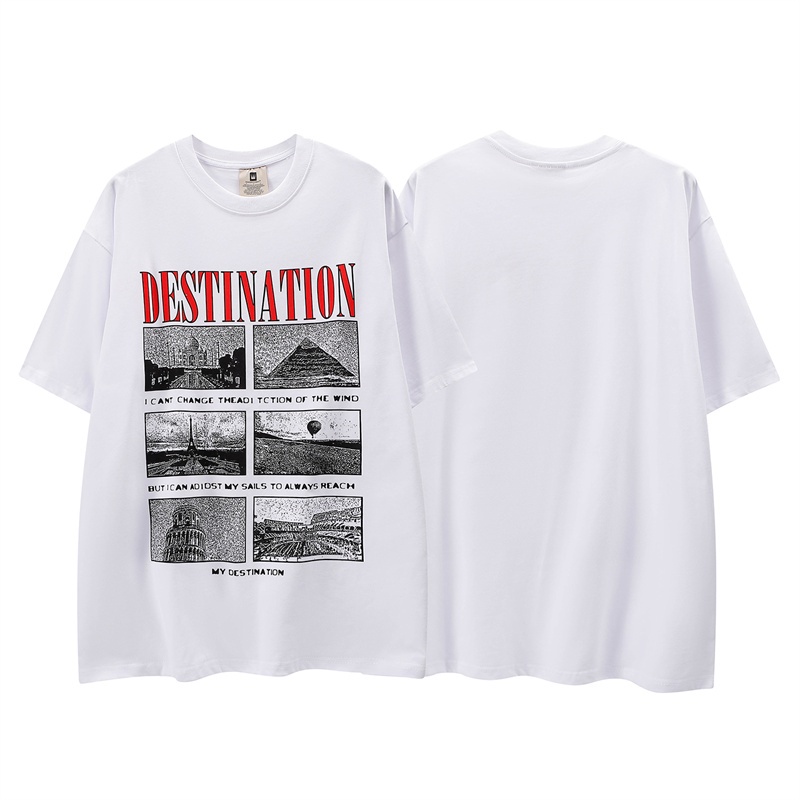 Áo Thun Cotton Tay Ngắn Cổ Tròn Plus Size Unisex