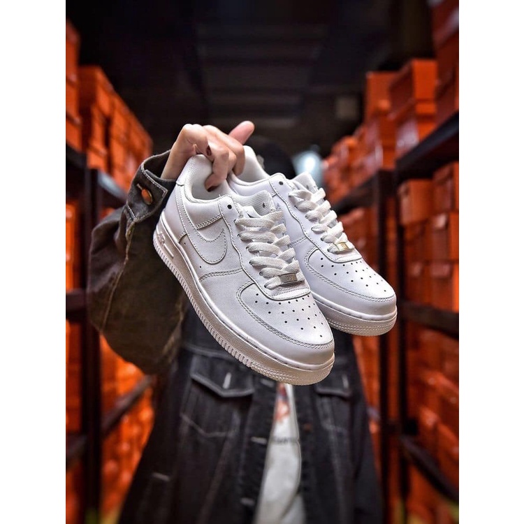 *CHÍNH HÃNG* Giày thể thao Sneaker N.I.K.E AIR FORCE 1 màu Trắng -  ALL WHITE