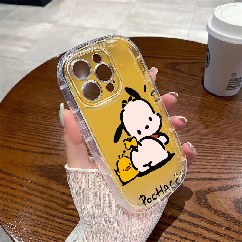 ✅Ốp Điện Thoại Mềm Trong Suốt Chống Sốc In Hình Chú Chó Pacha Cho Iphone 12 14Xs 13 11 Promax 8P 7 xr