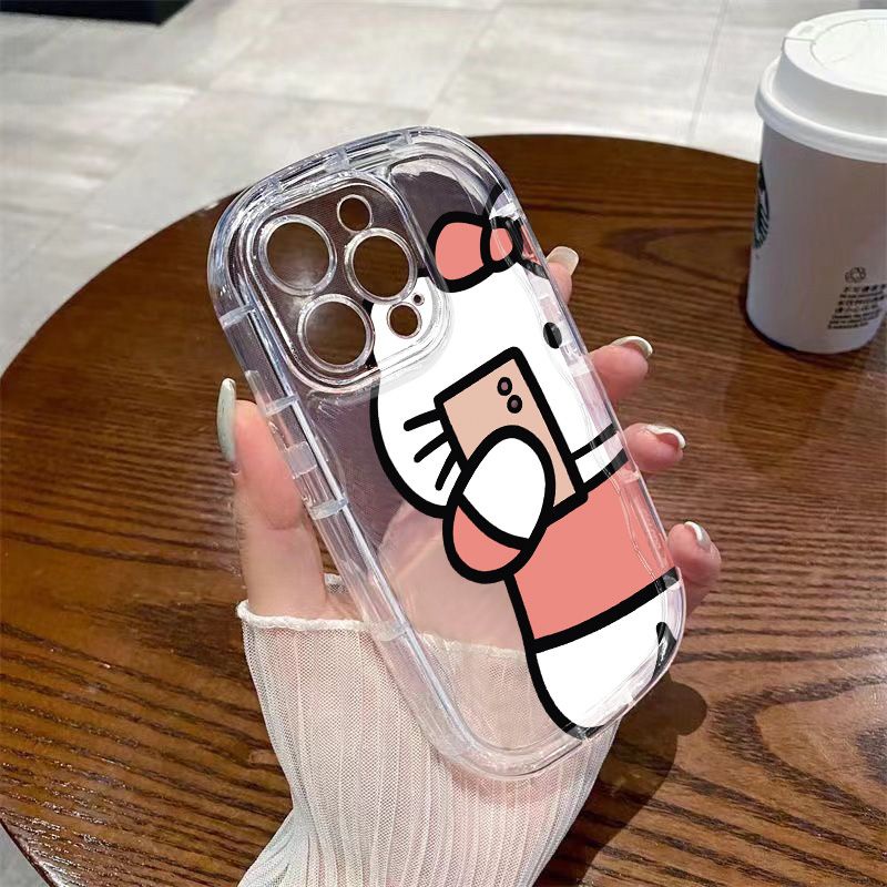 ✅Ốp Điện Thoại Mềm Trong Suốt Chống Sốc In Hình Mèo Cho Iphone 12promax Xrkt 1411 xs 138p 7