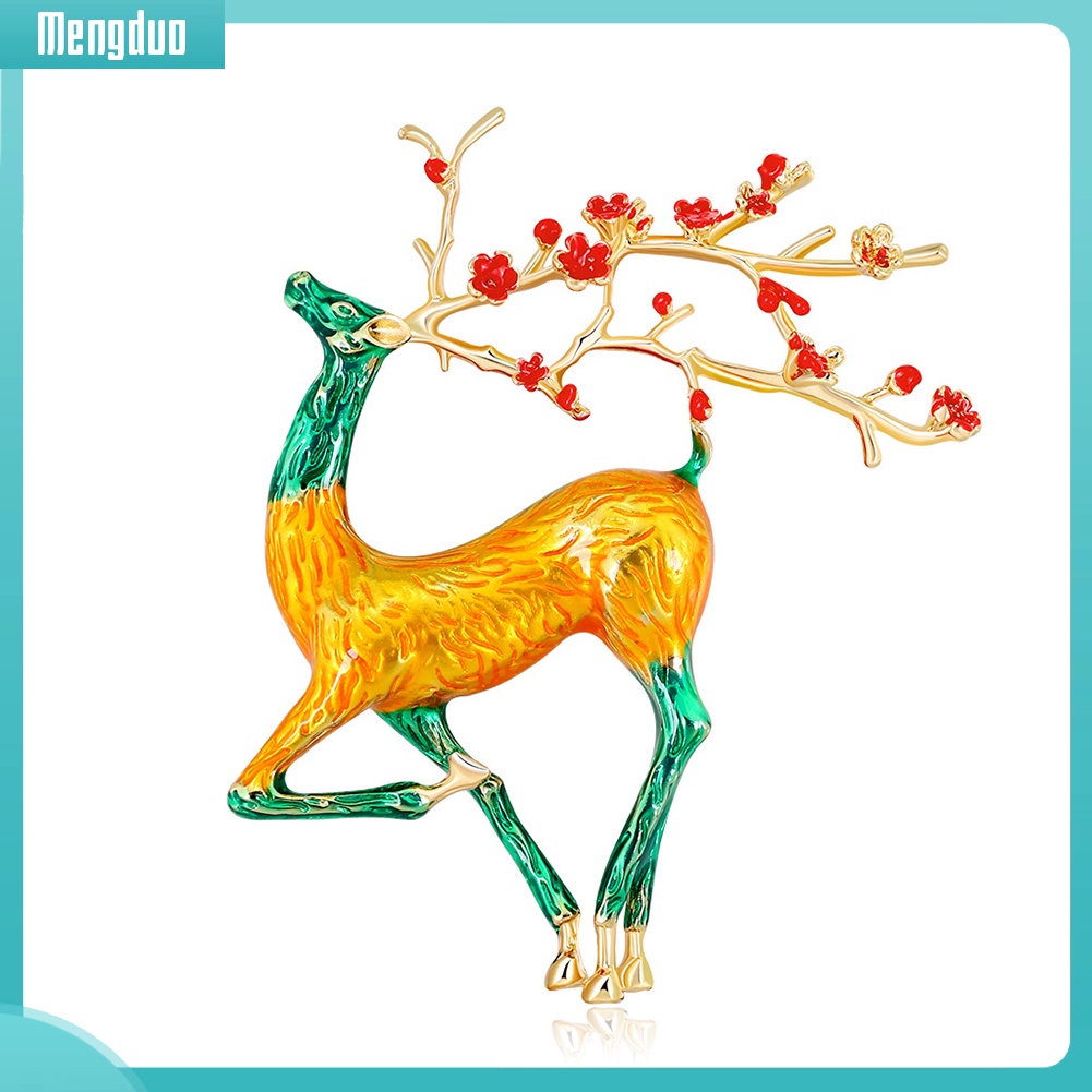 Bộ Chăn Ga Vỏ Gối Thiết Kế Sang Trọng Cao Cấp| Trâm Cài Áo Hình Con Nai Nhiều Màu Sắc Bằng Hợp Kim Cho Nữ