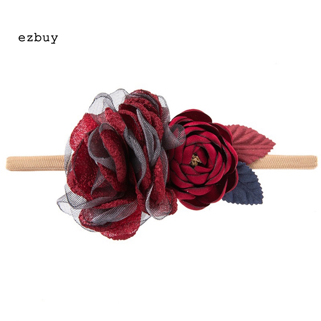 Băng Đô Hoa Hồng Mềm Mại Thoải Mái Sáng Tạo Cho Bé