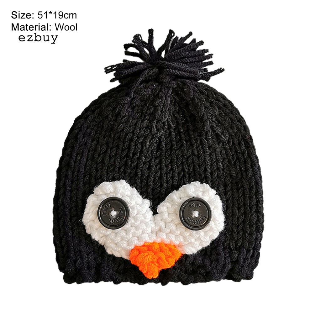 Bộ Đồ Quấn Em Bé Sơ Sinh In Họa Tiết Chim Cánh Cụt Đa Năng Dùng Làm Đạo Cụ Chụp Ảnh