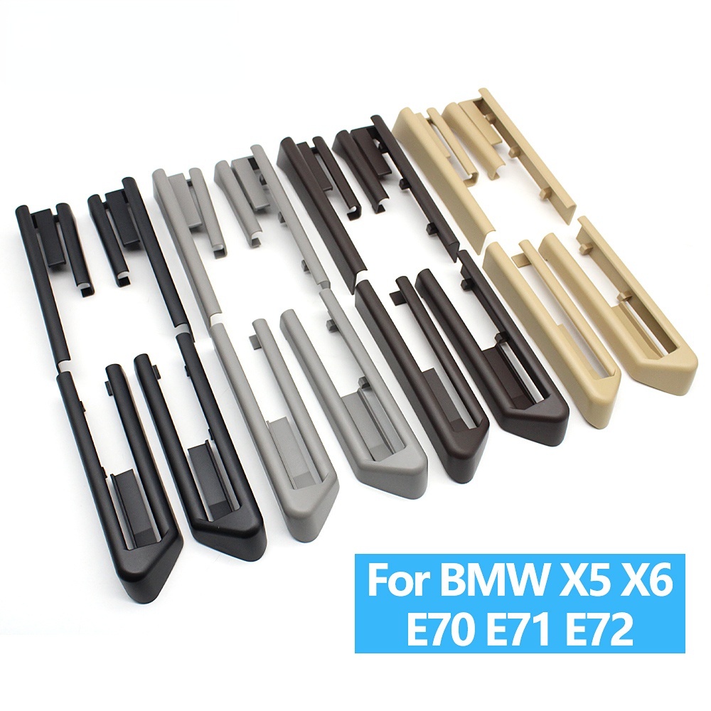 Viền Bọc Thanh Trượt Ghế Trước Xe Hơi 4 Màu Thay Thế Chuyên Dụng Cho BMW X5 X6 E70 E71 E72 2007-2014