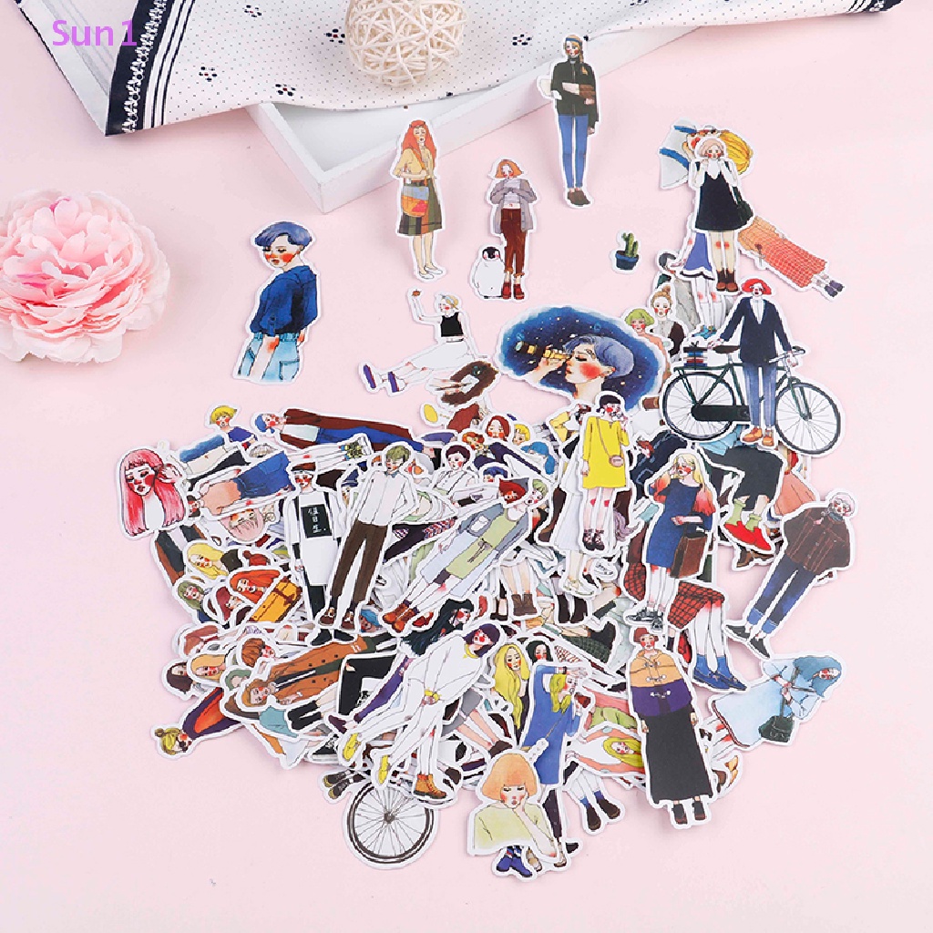 Sun1 &gt; Gói 280 Sổ Lưu Niệm Trang Trí Sổ Tay Nhật Ký Xinh Đẹp DIY