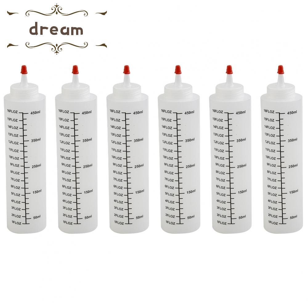 【DREAMLIFE】Squeeze Bottle 250ml/450ml Plastics Transparent Kitchen Storage Bottle