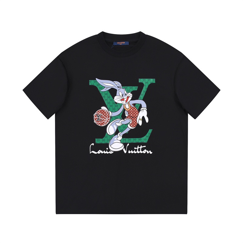 Áo Thun Tay Ngắn Cổ Tròn In logo Cảnh Báo Trước Và Sau 99V &amp; - show limit 23ss