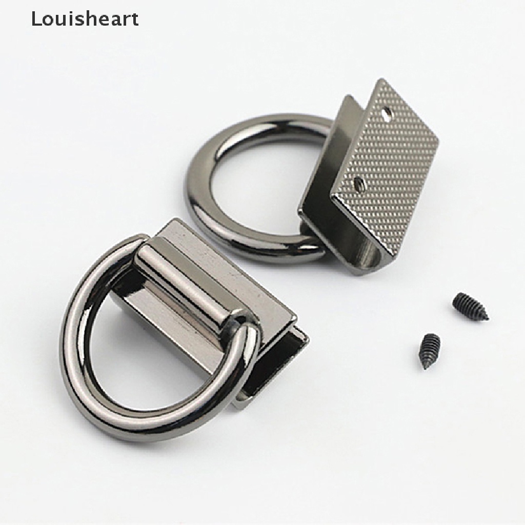 Khóa Kẹp Kim Loại Gắn Dây Đeo Túi Xách Da DIY