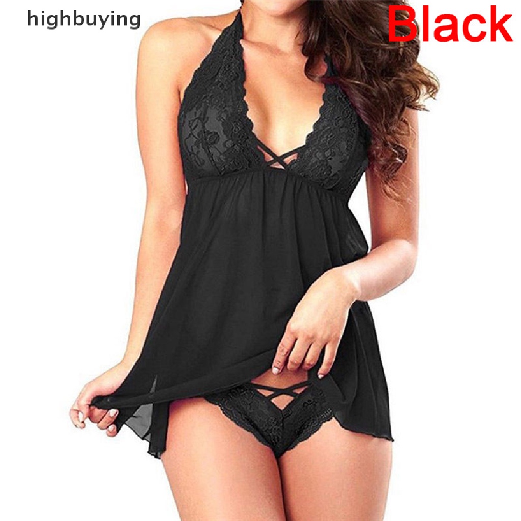 Đầm Ngủ Phối Ren Plus Size Quyến Rũ Cho Nữ  Đầm Ngủ Ren Xuyên Thấu Cổ V Sâu Gợi Cảm Size S-XXXL  Bộ Đồ Ngủ Dài Ngang Đùi Thiết Kế Xinh Xắn Thời Trang