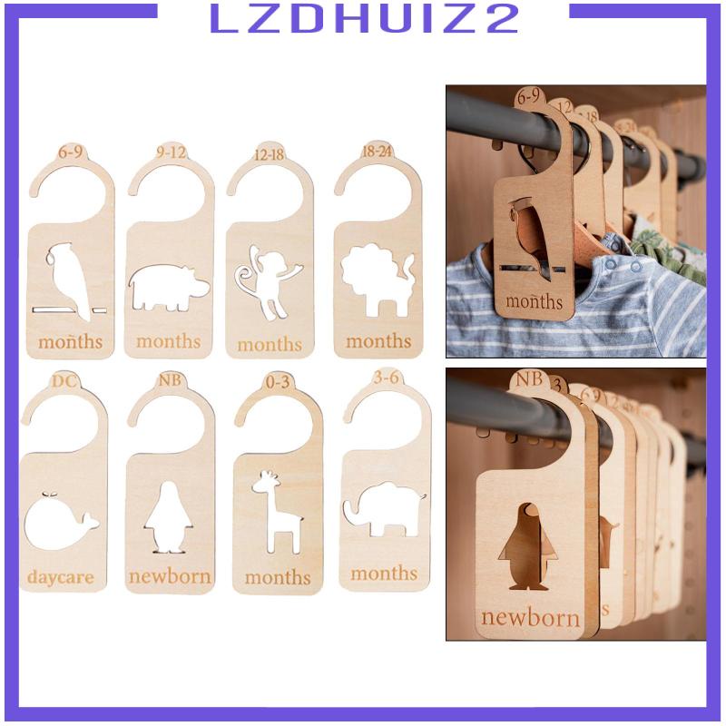 Set 8 Tấm Chia Ngăn Tủ Quần Áo / Tủ Đồ Em Bé Dễ Sắp Xếp