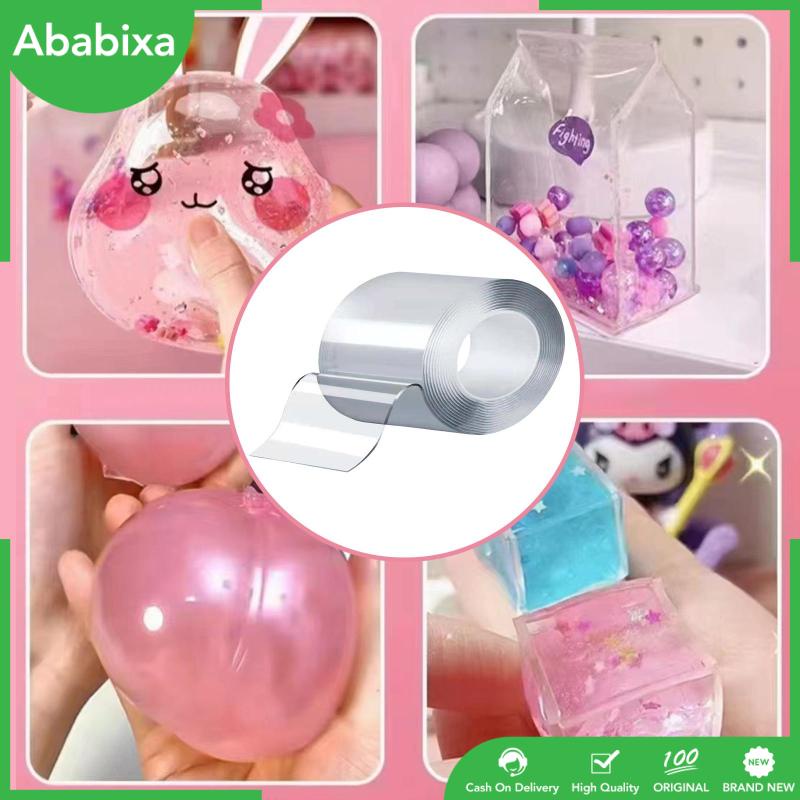 [Ababixa] Băng Keo Hai Mặt Trong Suốt Đa Năng Có Thể Tháo Rời