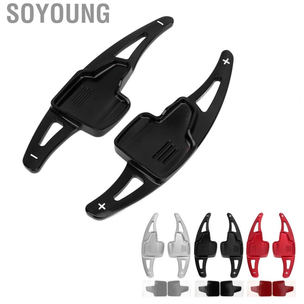 Soyoung Extended Shifter Trim Cover  Aluminium Alloy Impact Resistant Durable Stylish Light Weight Steering Shift Extension Paddle for EcoSport