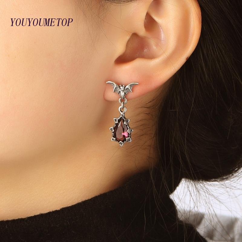 Bông Tai Thời Trang Hình Dơi Phong Cách Tối Giản 2022