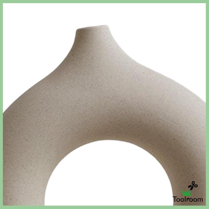 Bình Hoa Sứ Hình Tròn Thiết Kế Tối Giản Hiện Đại Trang Trí Nhà Bếp