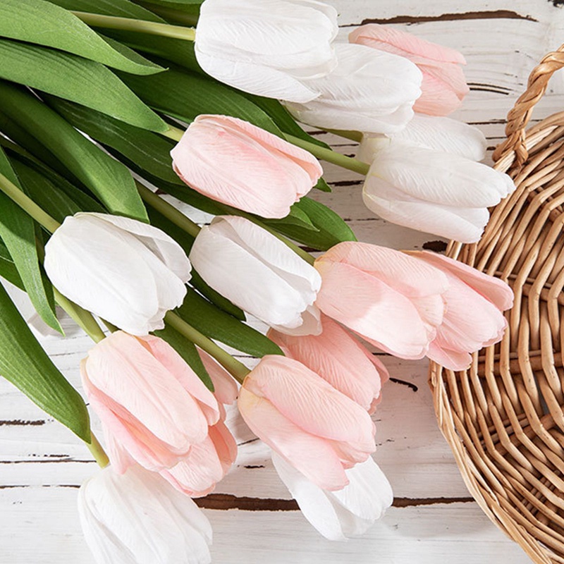 1 Bó Hoa Tulip Giả Để Trang Trí