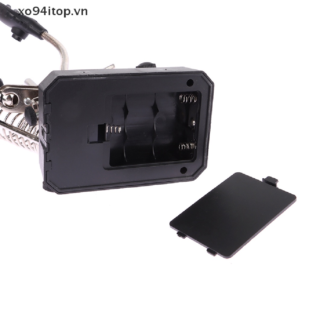 Xoitop 1 Cái Giá Đỡ Kim Loại Kính Lúp Led Điện Tử Hỗ Trợ Hàn Sắt VN