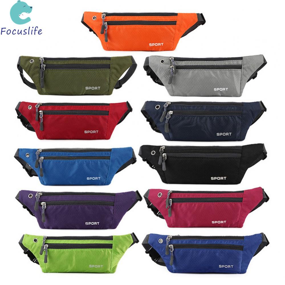 Túi Đeo Hông Chống Thấm Nước Có Khóa Kéo Tiện Dụng Cho Hoạt Động Ngoài Trời
