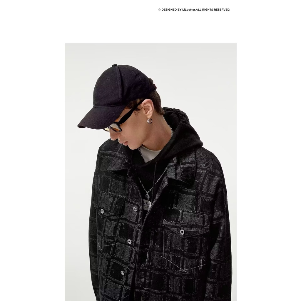 Áo Khoác Denim Mỏng Thời Trang Xuân Thu 2023 Mới Cho Nam