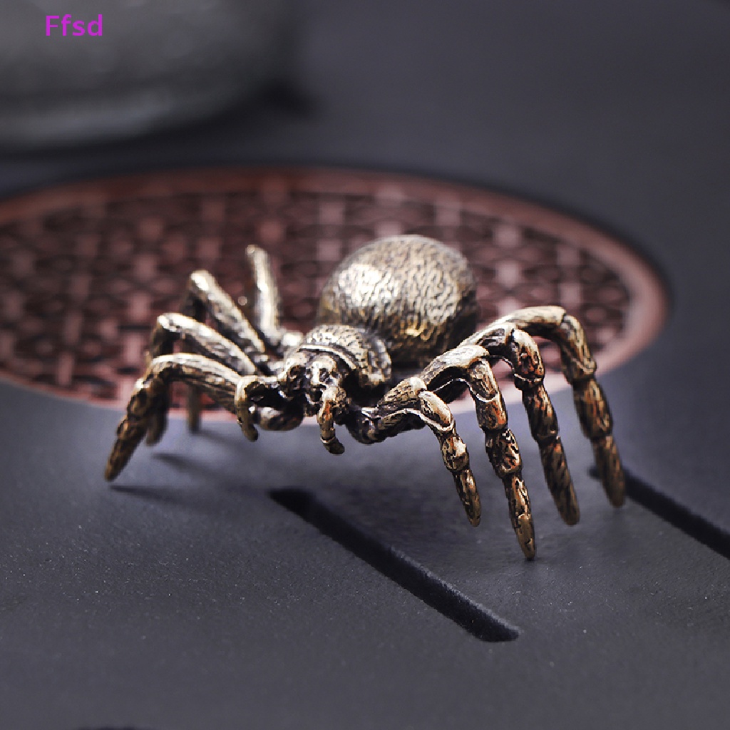 {Ffsd} Đồ trang trí Nhện Bằng Đồng Thủ Công Để Bàn Trang Trí Nội Thất * Sản Phẩm Bán Chạy