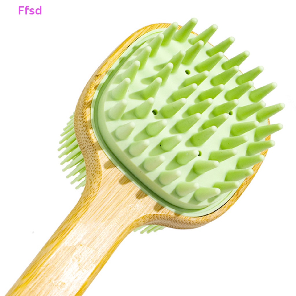 {Ffsd} Bàn Chải Tắm Chà Lưng / Da Toàn Thân Tay Cầm Silicon * Bán Chạy