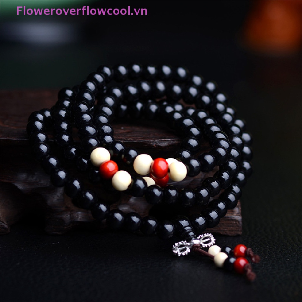 Chuỗi 108 Hạt Đeo Tay 8mm Phong Cách Phật Giáo