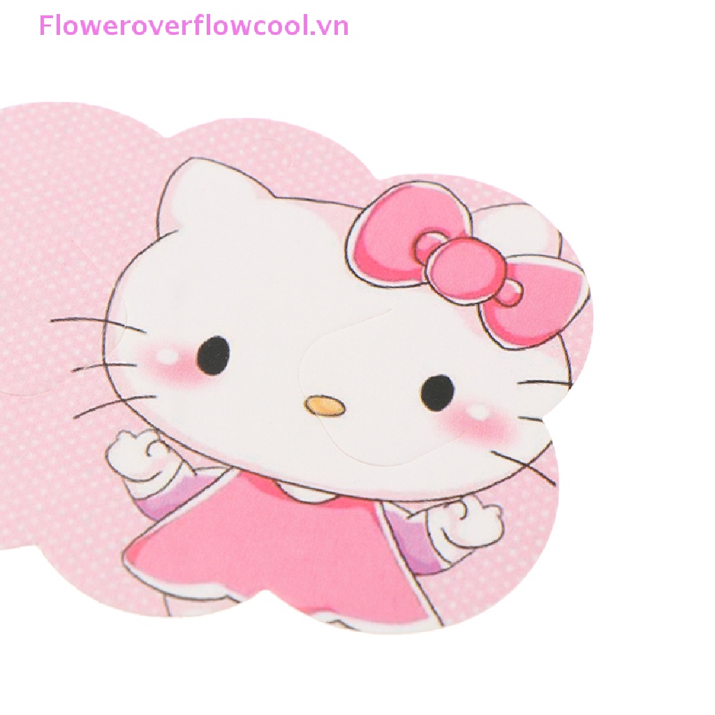 Set 50 Kẹp Tóc Giấy Hình Đám Mây Dễ Thương