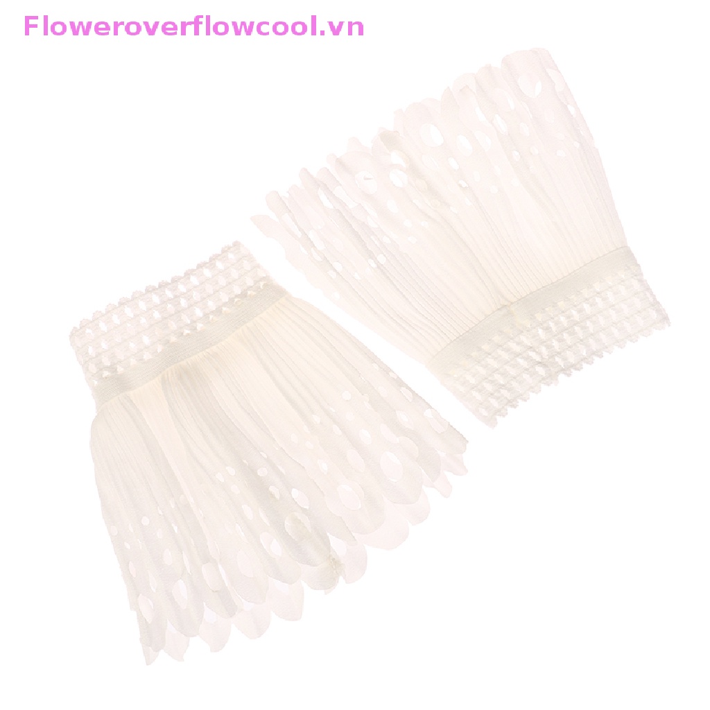 1 Cặp Ống Tay Áo Giả Hai Lớp Họa Tiết Hoa Thời Trang Xuân Thu