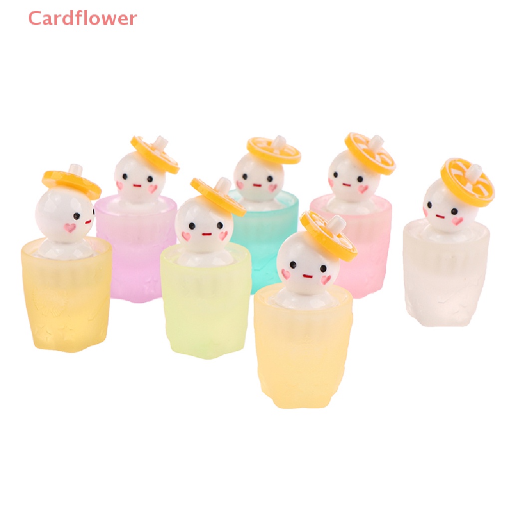 1 Đồ trang trí Ly Kem Mini Phát Quang Dùng Trang Trí Tiểu Cảnh Mới