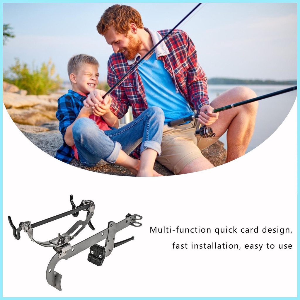 Giá Đỡ Cần Câu Gấp Gọn Xoay 360 Độ Tiện Dụng Cho Thuyền / Câu Cá