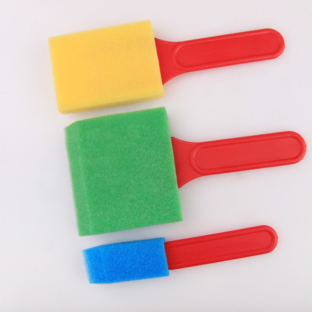 Set 3 Cọ Xốp Polyurethane Sơn Dầu Nghệ Thuật