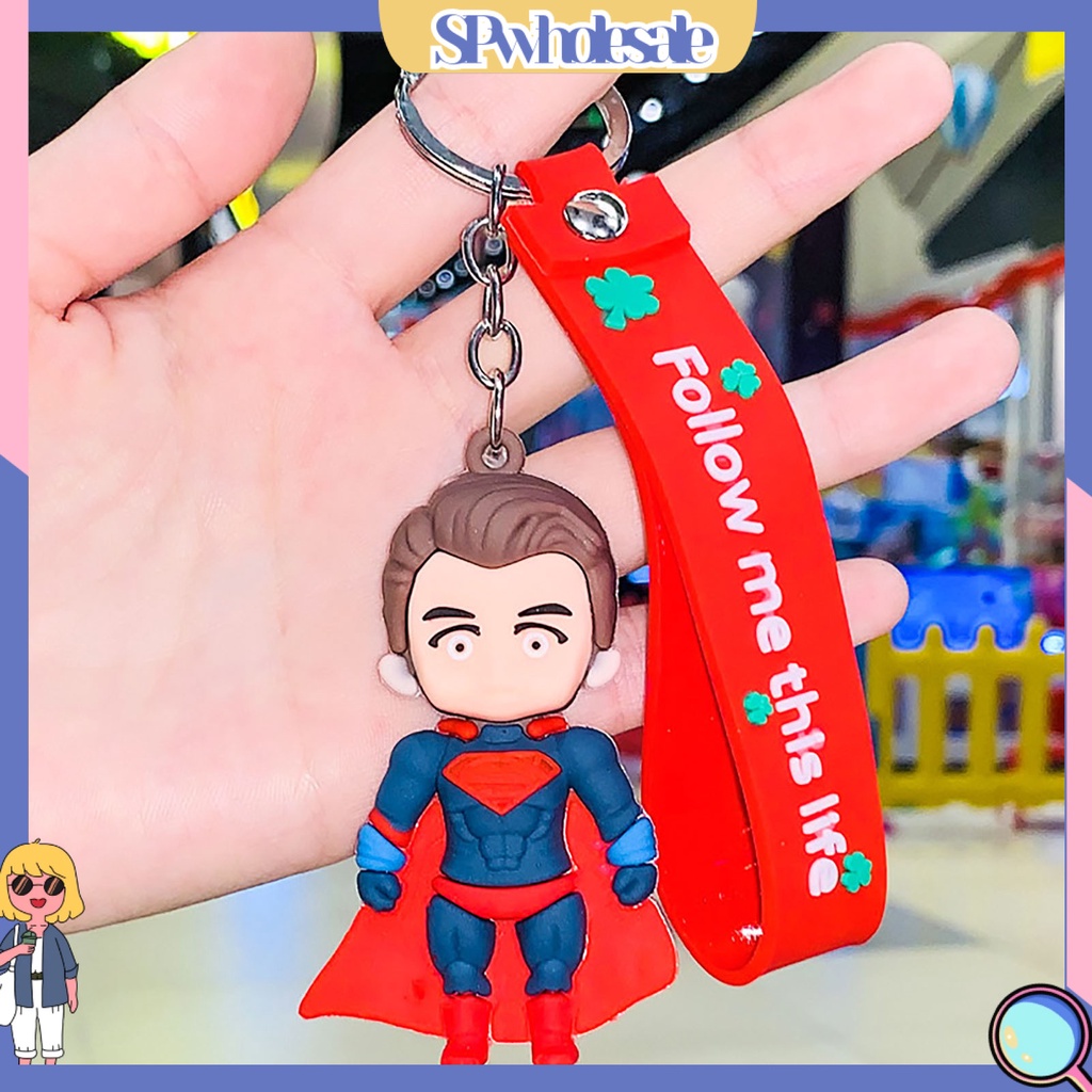 <SPwholesale> Móc Chìa Khóa Mini Bằng Kim Loại Nhân Vật Hoạt Hình Tinh Tế Làm Quà Tặng