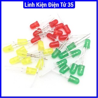 Gói 100 con led phủ màu 3mm