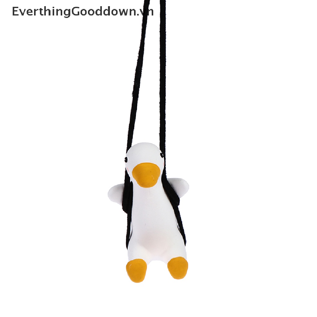 Everthinggooddown Dây Treo Trang Trí Xe Hơi Hình Chú Vịt Con Đáng Yêu